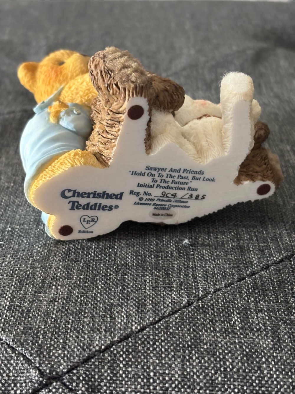 Cherished Teddies "Sawyer and Friends" 1999 Initial Production Run 662003F - Picture 8 of 8